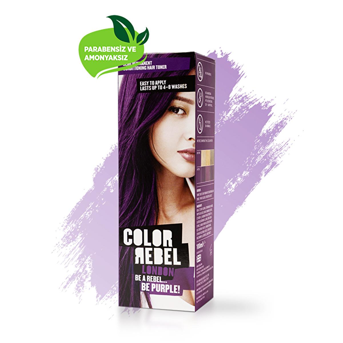 Color Rebel London Semi-Permanent Hair Dye - Paraben-Free, Ammonia-Free, Cruelty-Free Hair Color for Sensitive Scalps