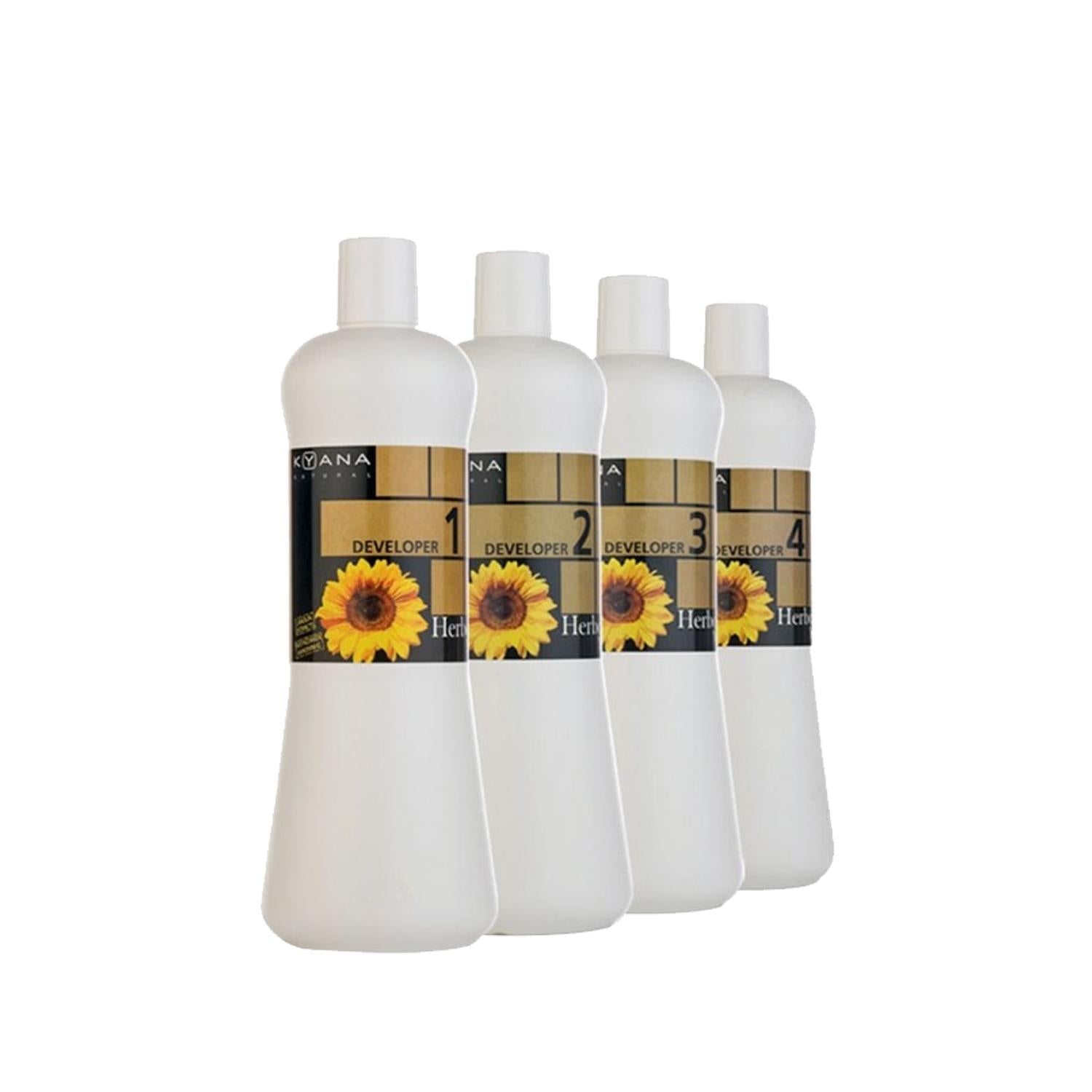 Kyana Herboria Max No:2 20 Volume Hair Oxidizer Developer - 1000ml Professional Hair Bleach & Color Enhancement