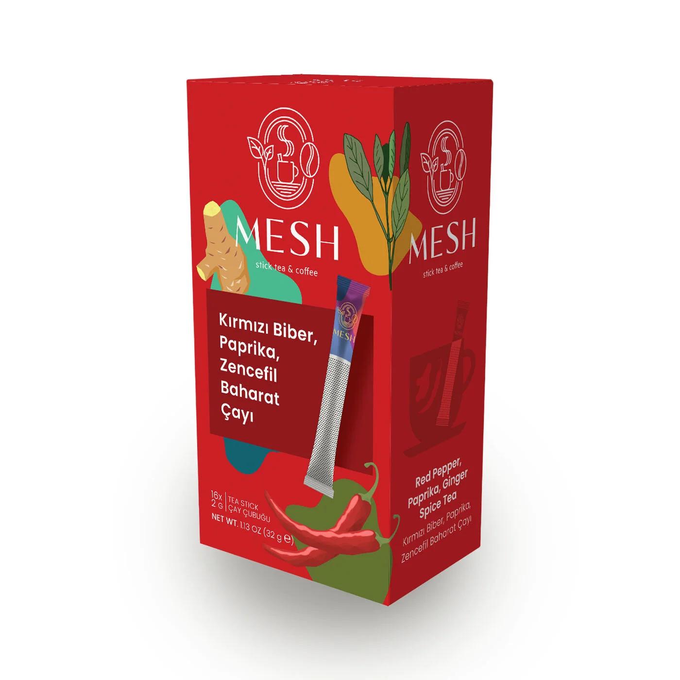 Mesh Stick Paprika & Ginger Tea 16 Sticks