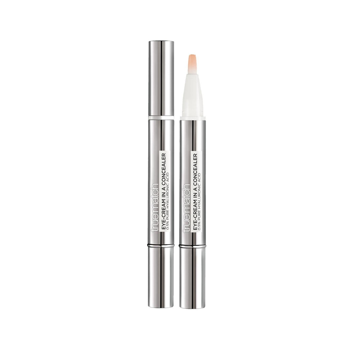 Loreal Paris True Match 2-in-1 Concealer with Eye Cream - Moisturizing Makeup for Under-Eye Care