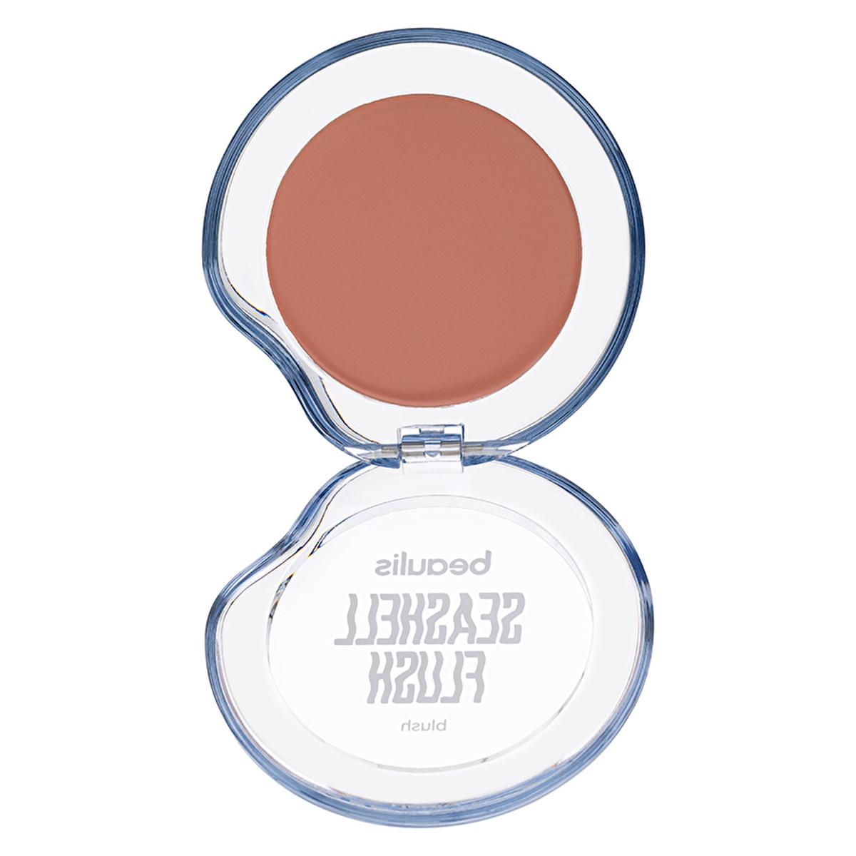 Beaulis Seashell Flush Blush - Beach Blossom: Natural Glow, Easy Blend, Healthy Color - Lightweight & Radiant Complexion