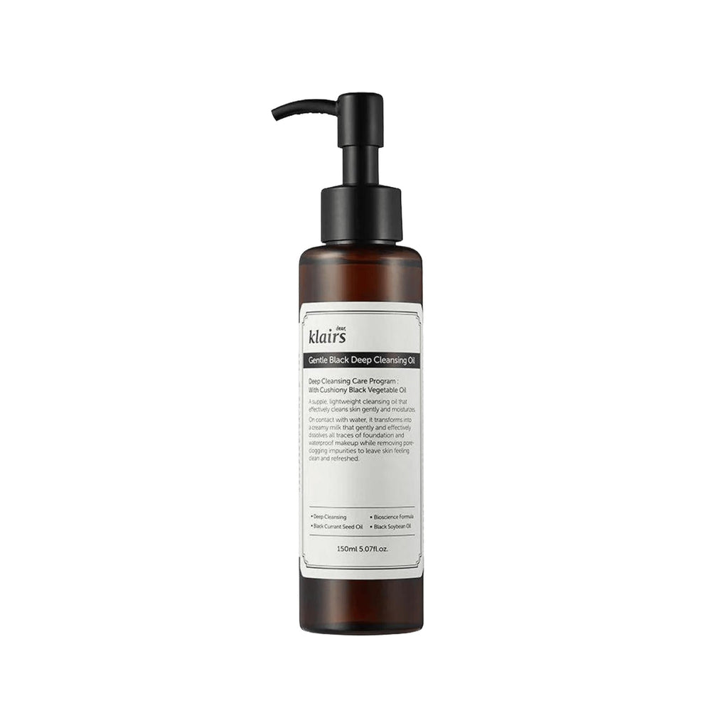 Dear Klairs Gentle Black Cleansing Oil for Deep Hydration 150ml