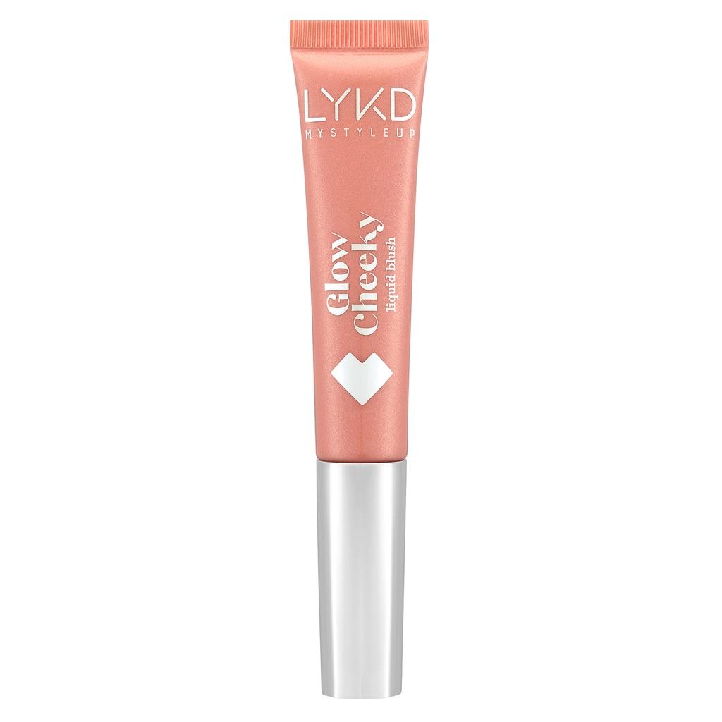 LYKD Glow Cheeky Blush Radiant Peach Powder for a Warm Glow