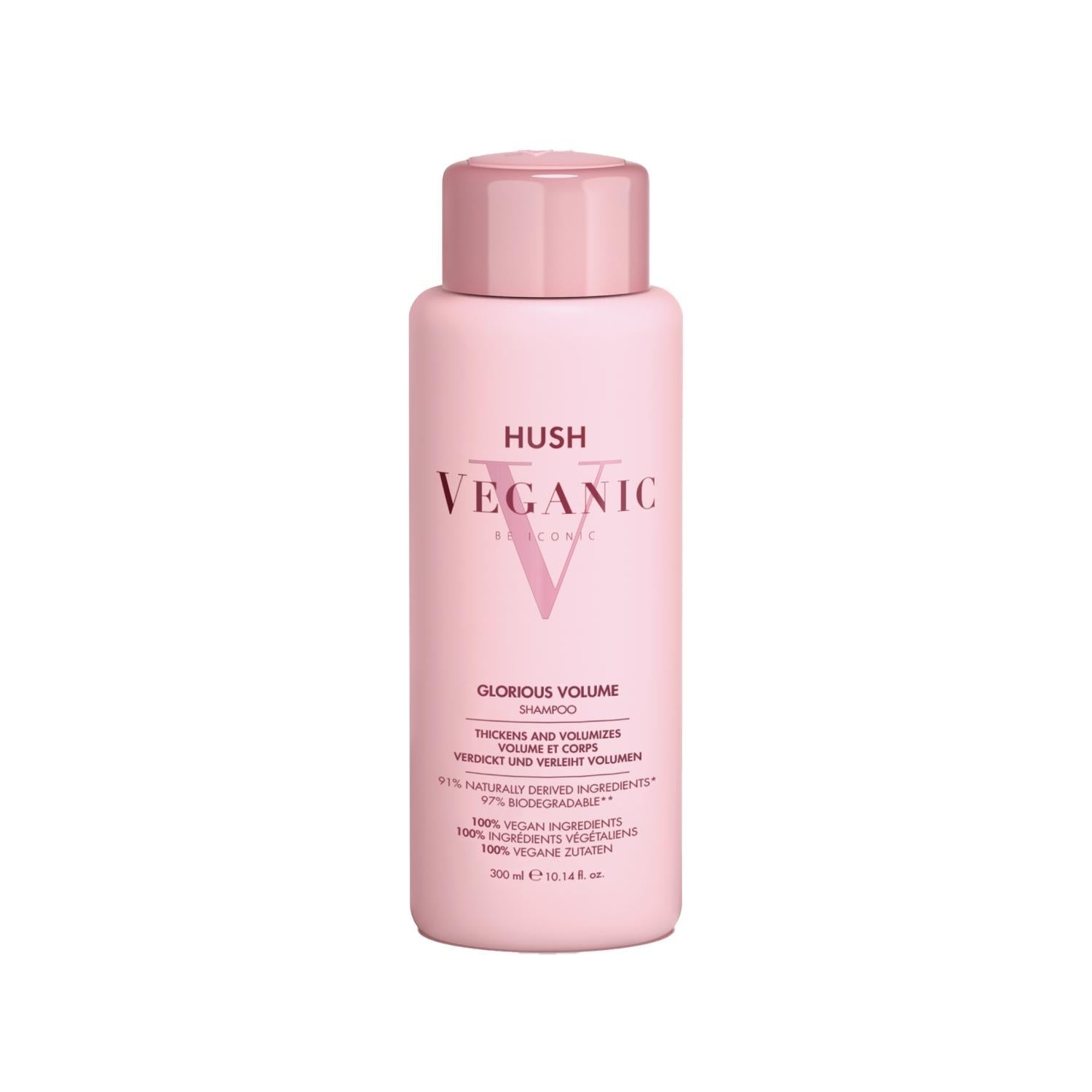 Hush Veganic Glorious Volume Shampoo for Fine Hair 300 ml