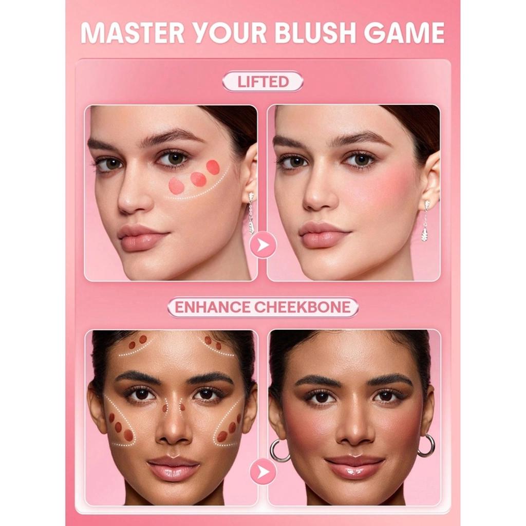 Sheglam Color Bloom Matte Liquid Blush in Love Cake