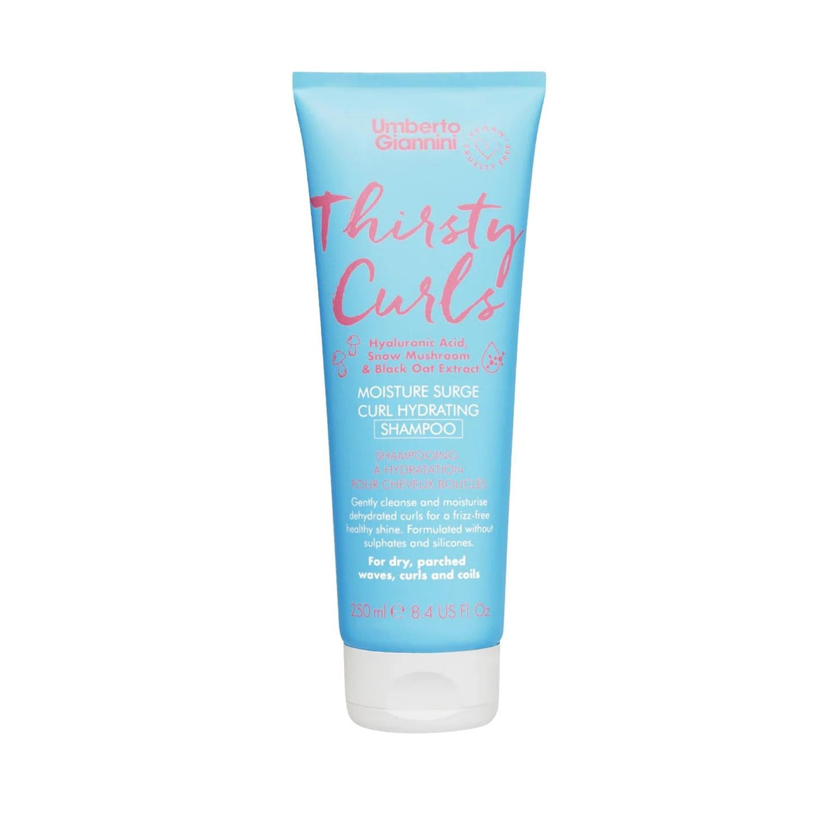 Umberto Giannini Thirsty Curls Hydrating Shampoo 250 ml