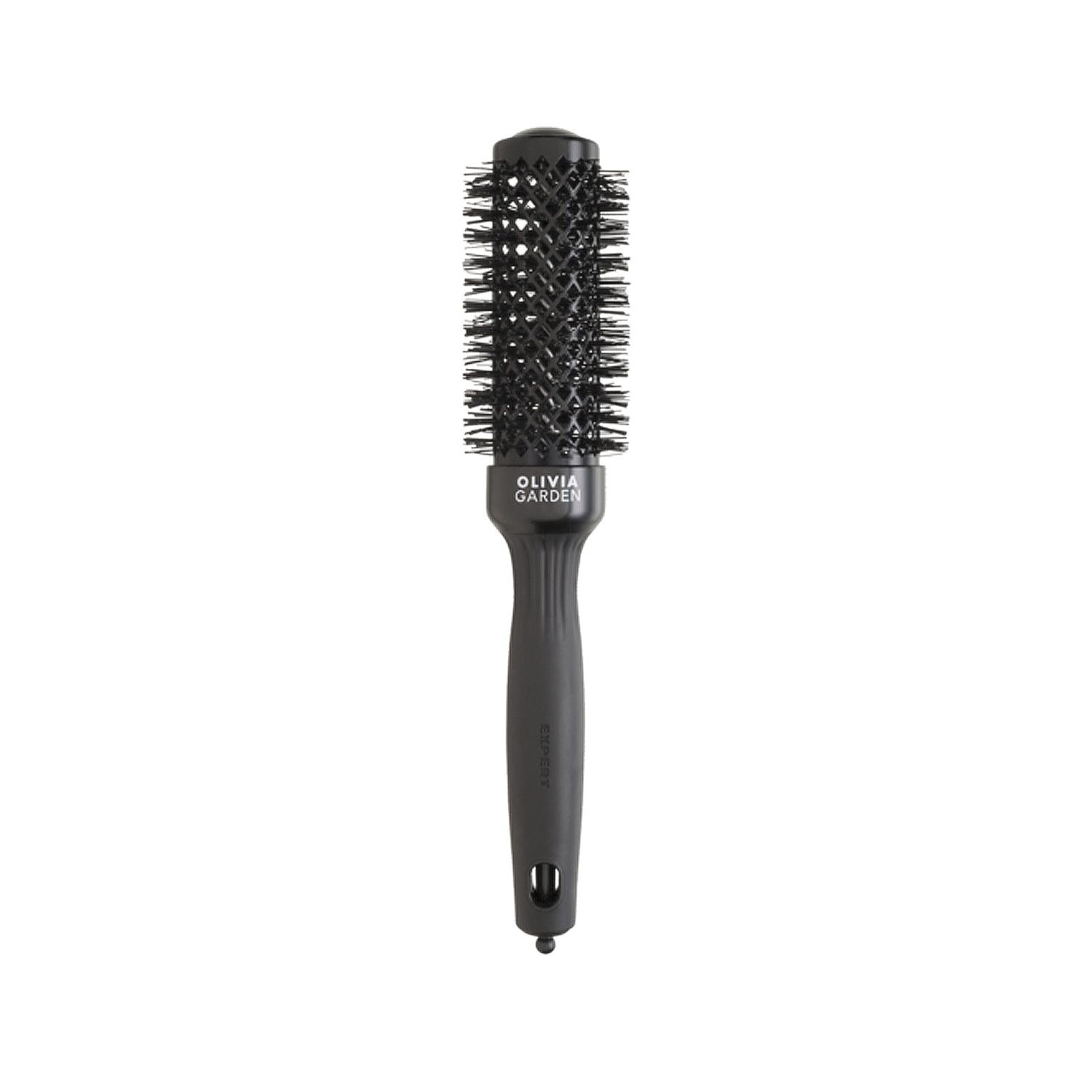 Olivia Garden Expert Blowout Shine Hair Brush 35mm - Professional Styling Brush for Volume, Shine & Smooth Blowouts