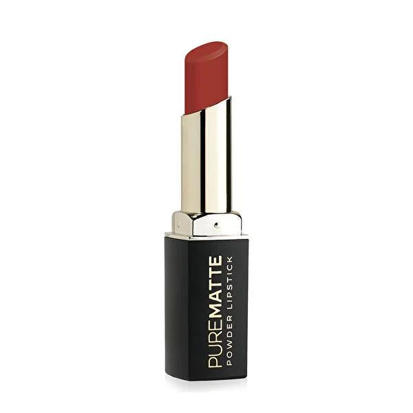 Golden Rose Pure Matte Powder Lipstick - Long Lasting, Moisturizing Matte Finish Lip Color with Hyaluronic Acid