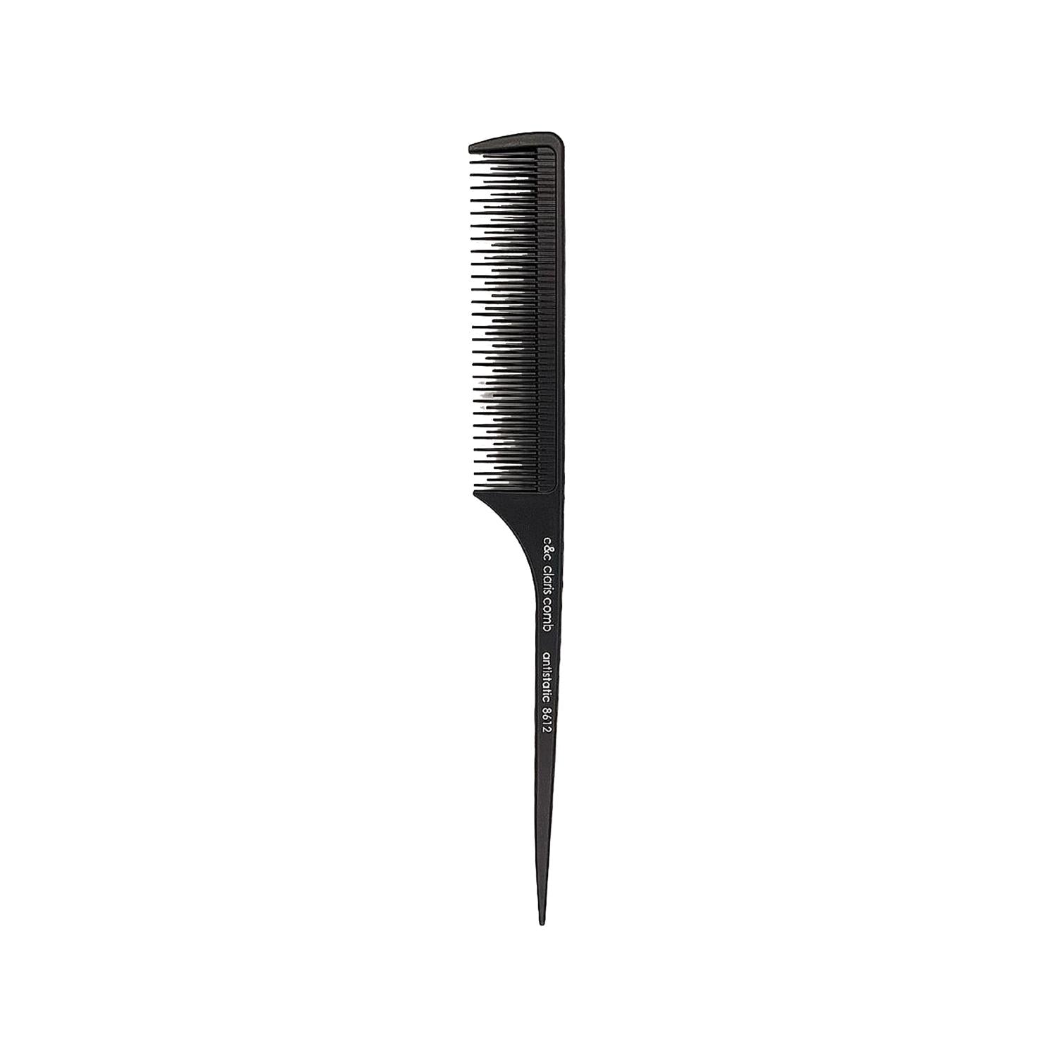 Claris Carbon Comb 8612 C-25006 - Durable and Lightweight Hair Comb Set