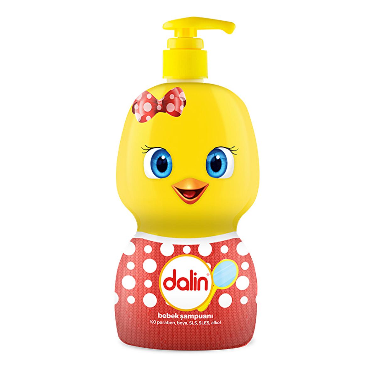 Dalin Gentle Baby Shampoo with Fun Designs - Hypoallergenic & Dermatologically Tested, 16.91 fl oz