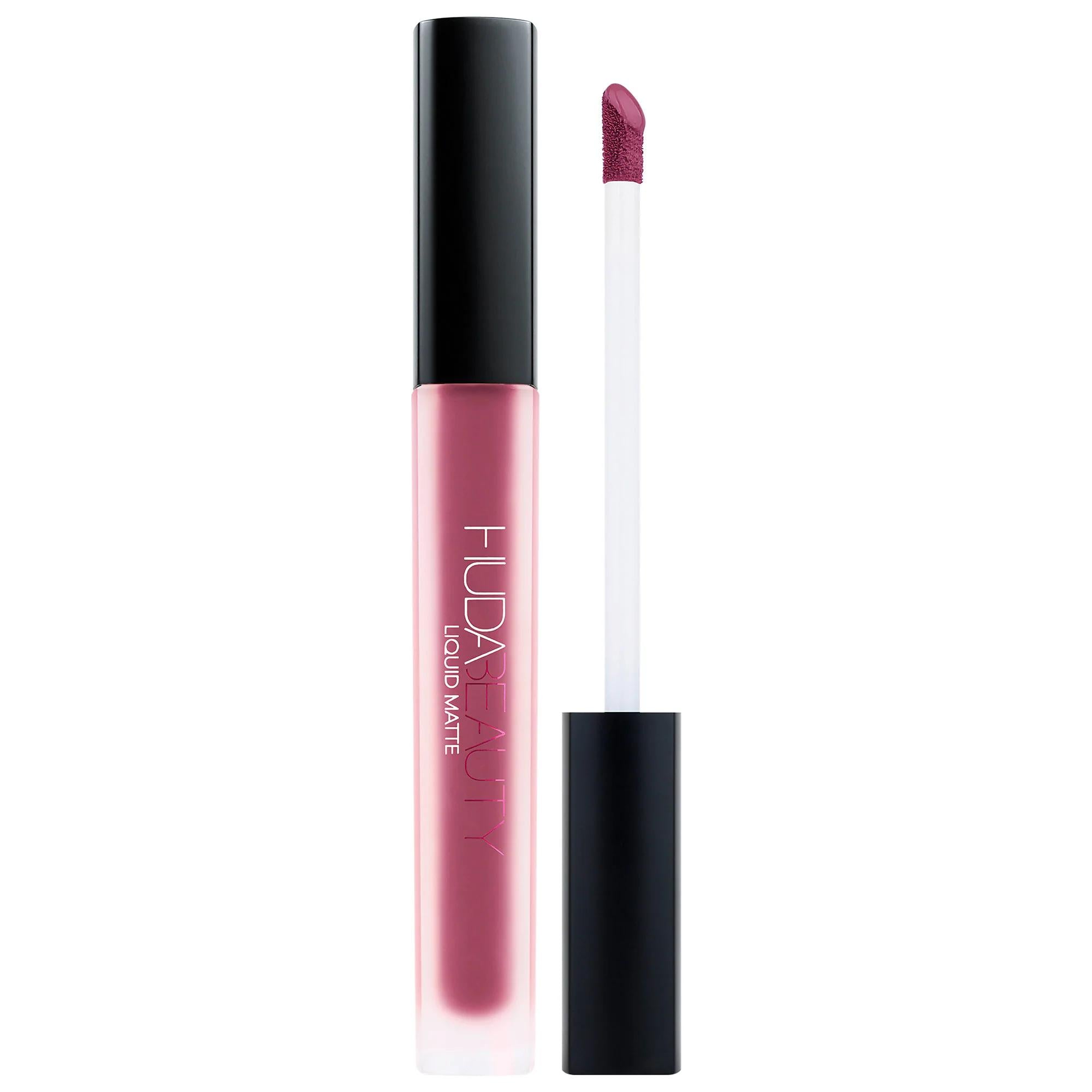 HUDA BEAUTY Liquid Matte Ultra-Comfort Transfer-proof Lipstick - Vegan, Cruelty-Free, Long-Lasting