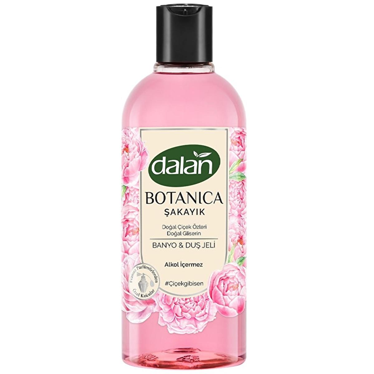 Dalan Botanica Natural Shower Gel with Floral Scent - Paraben-free, Glycerin Enriched Body Cleanser