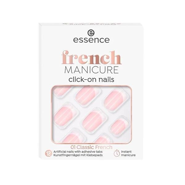 Essence False Nails - Easy DIY French Manicure Kit with Reusable Nails, Cruelty-Free Beauty