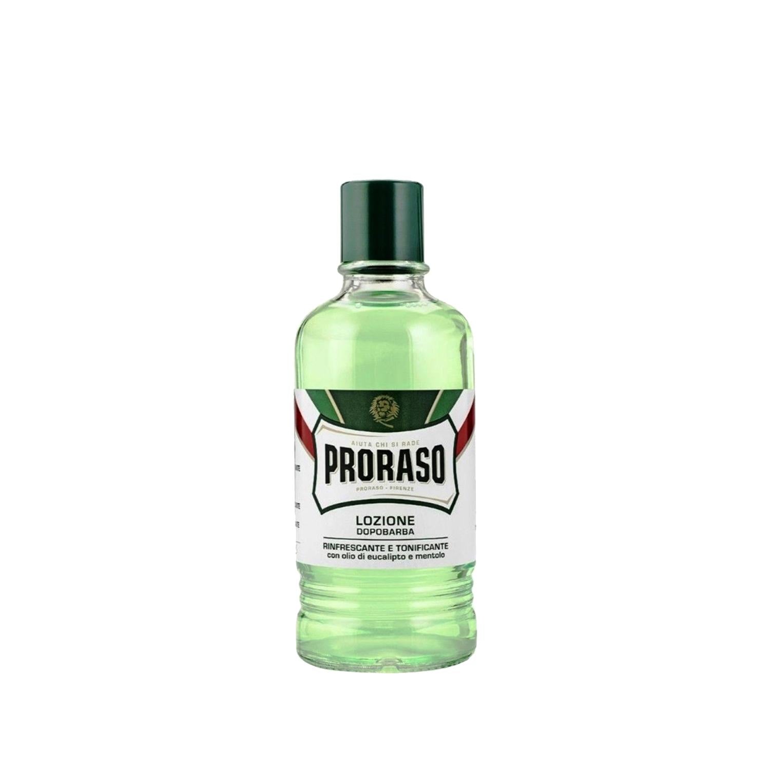 Proraso After Shave Lotion with Eucalyptus Oil and Menthol - 400ml, Soothing & Moisturizing for Men