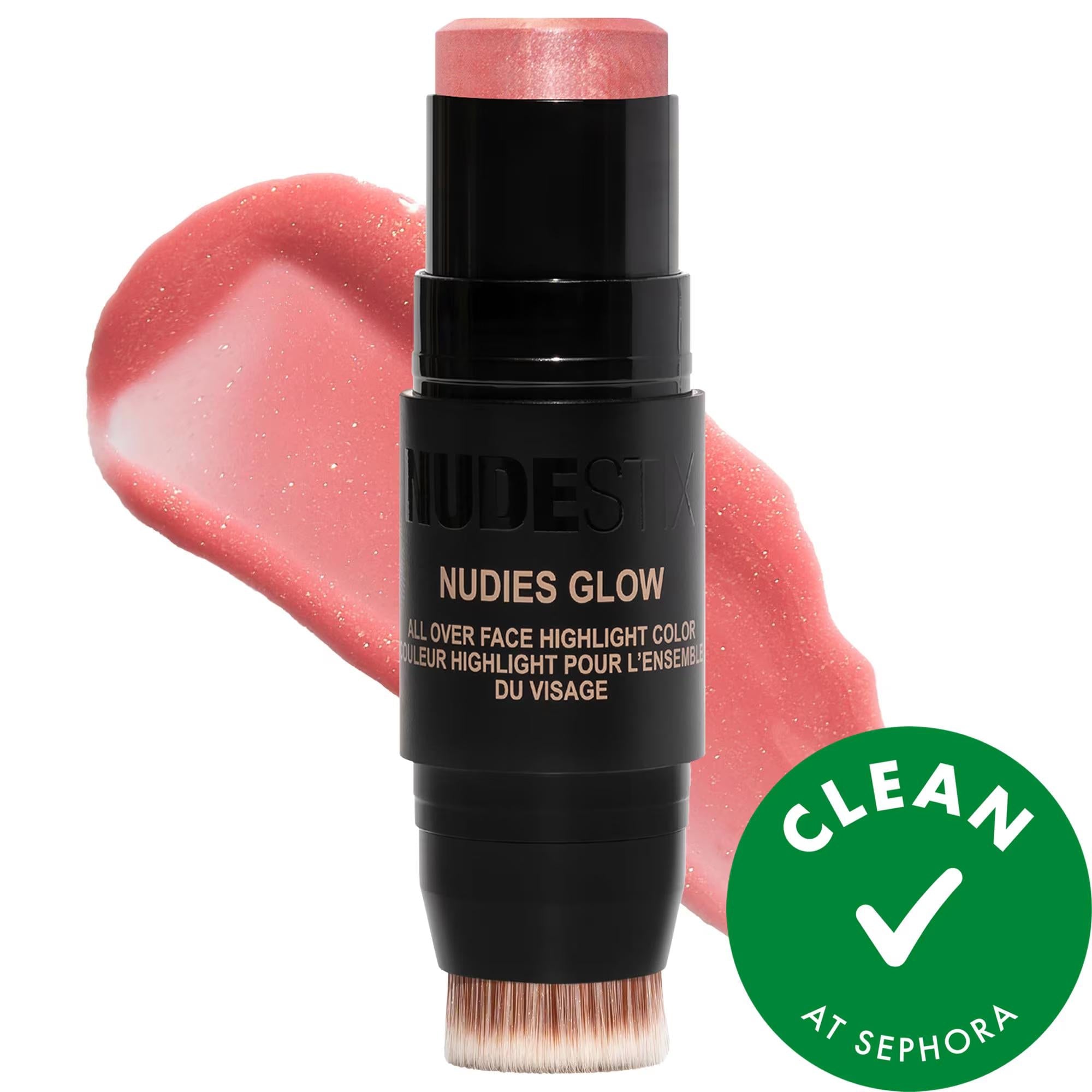 Nudestix Nudies Glow Cream Highlighter Stick: Achieve Radiant, Dewy Skin with this Vegan, Multi-tasking & Hypoallergenic Glow Stick