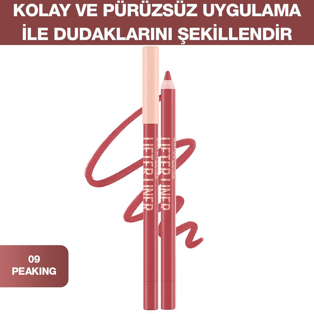Maybelline New York Lifter Liner Lip Liner - Precise Lip Definition, Long-lasting Lip Color