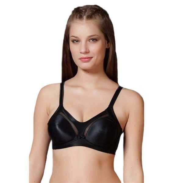 Yeni Inci 1640 Classic Everyday Bra for Natural Support Black