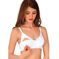 Yeni Inci 1652 White Nursing Bra for Daily Comfort