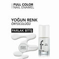 Flormar Full Color High-Pigment Nail Polish FC01 Over The Alps