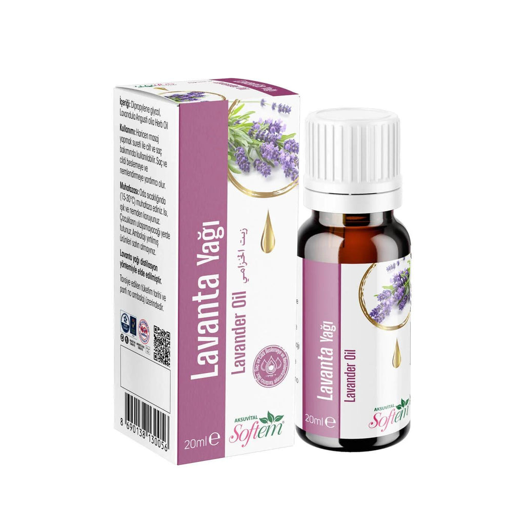 Softem Pure Lavender Oil for Soothing Aromatherapy 20 ml