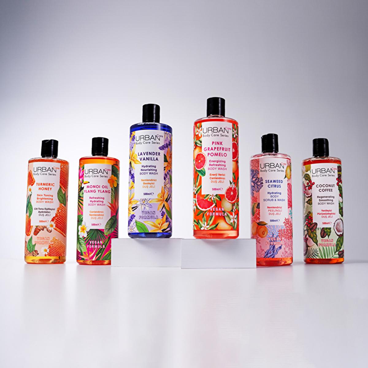 Urban Care Moisturizing Coconut Coffee Shower Gel - Nourishing Hydrating Body Wash for Dry Skin
