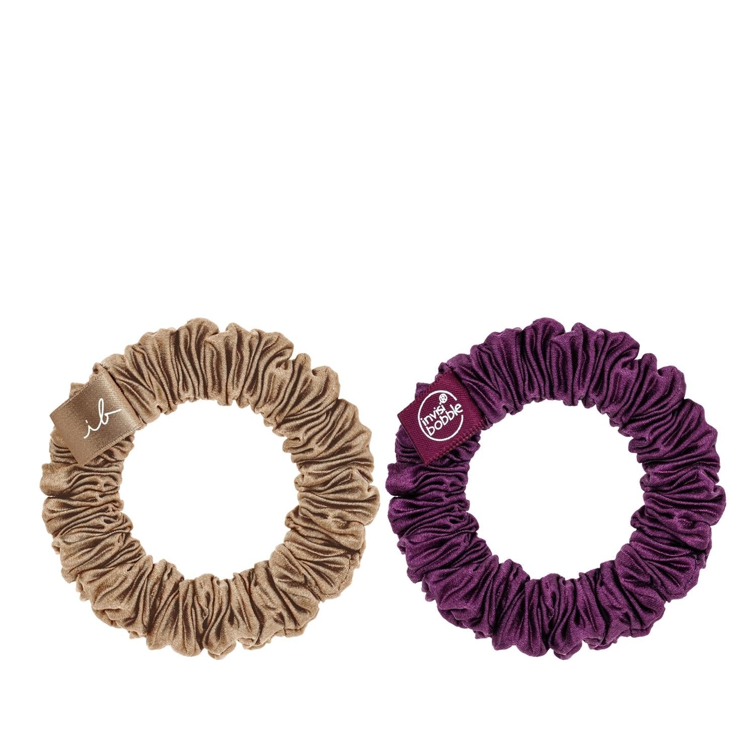 Invisibobble Sprunchie Slim The Snuggle is Real 2-Piece Hair Accessories for Stylish Hair Ties
