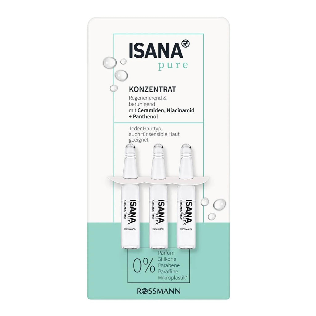 Isana Pure Care Ampoule for Sensitive Skin 3x2ml