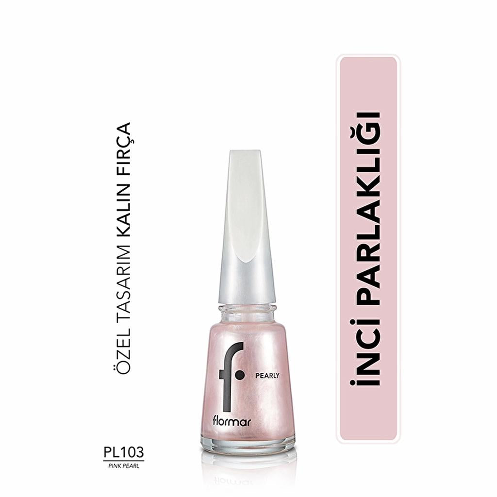 Flormar Pearly Nail Polish #103 Pink Pearl