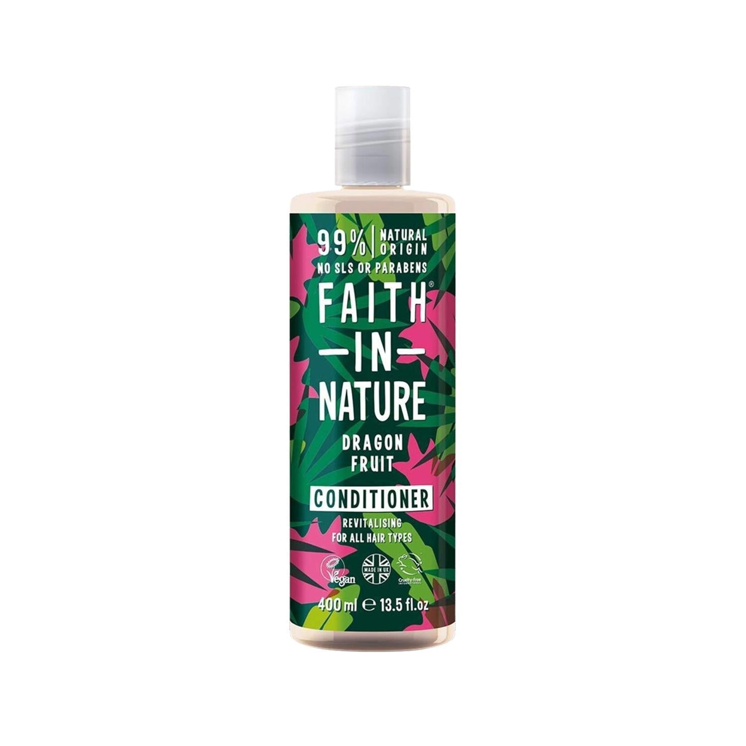 Faith In Nature Dragon Fruit Hair Care Cream - Nourishing, Moisturizing, and Revitalizing for All Hair Types