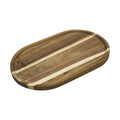 Ideenwelt Decorative Oval Acacia Wood Stand
