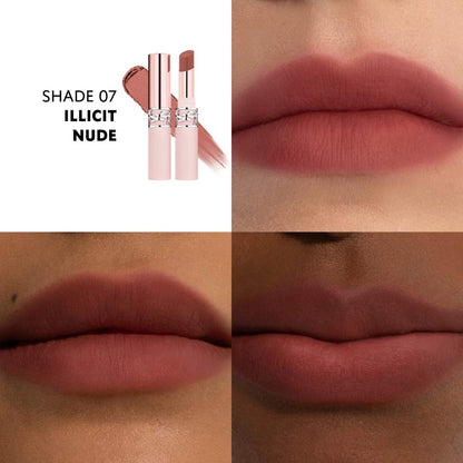 YSL Lovenude Lip Blusher 07 Illicit Nude Matte Lipstick