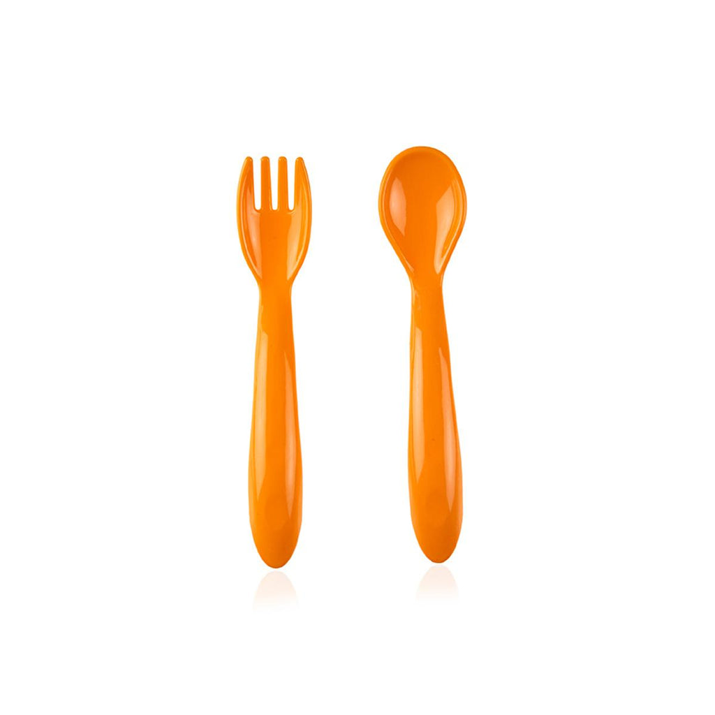 Babyjem Baby Utensil Set - Soft Baby Cutlery & Dishwasher Safe Feeding Tools for Self-Feeding Infants