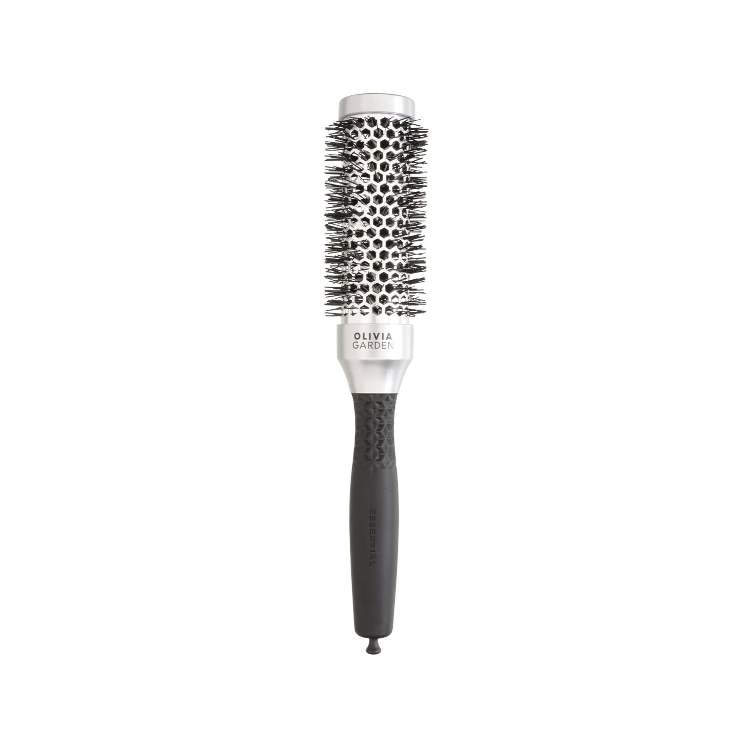 Olivia Garden Essential Blowout Classic Silver Brush 35