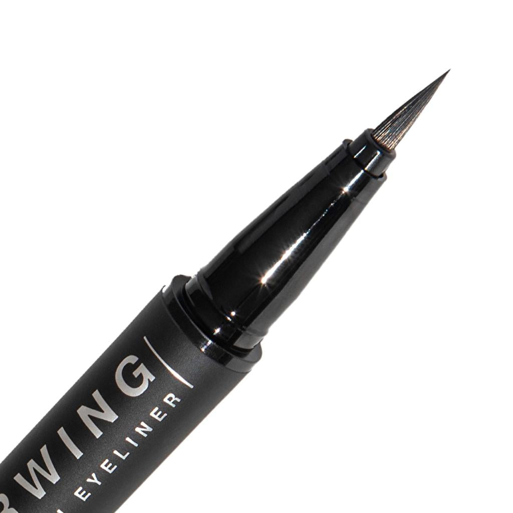 Influence Beauty Cyberwing Eyeliner 01 Jet Black with Precision Brush