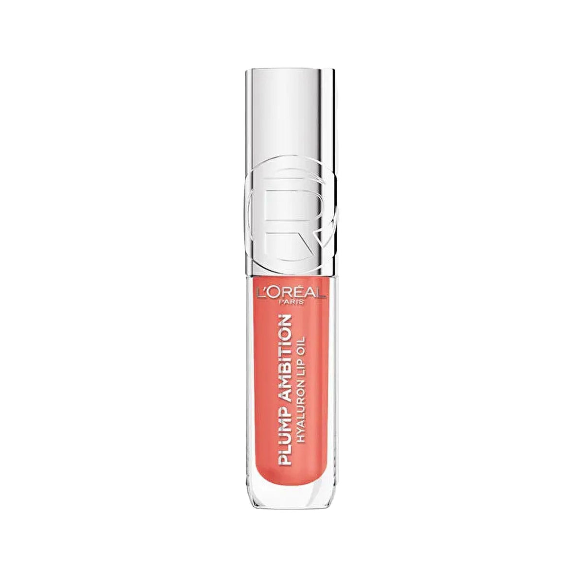 L'Oreal Paris Plump Ambition Hyaluron Lip Oil - Hydrating Lip Care with Hyaluronic Acid, 641 Latte Glace