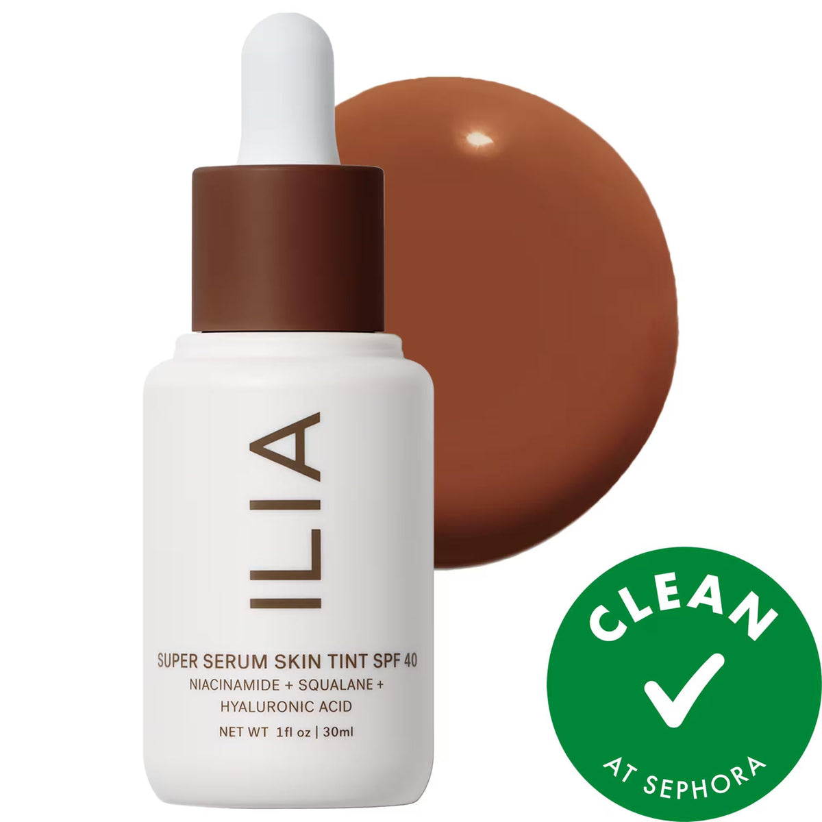 Super Serum Skin Tint SPF 40: Lightweight Dewy Foundation with Hyaluronic Acid & Niacinamide | Vegan & Cruelty-Free Skincare