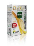 Delta Vitamin D3+K2 Spray: Natural Plant-Based D3 & VitaMK7 K2 for Bone Health & Vegan Supplementation