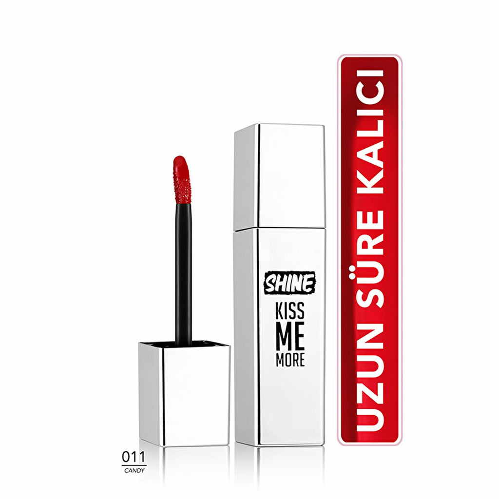 Flormar Shine Kiss Me More Liquid Lipstick - Long-Lasting Moisturizing Lip Color with Shiny Finish