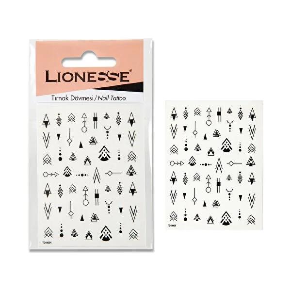 Lionesse Nail Tattoo TD-0064 - Easy Temporary Nail Art Decoration