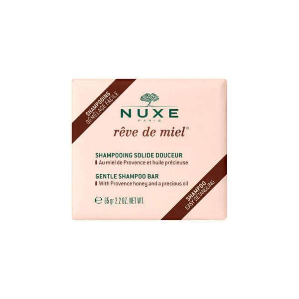 Nuxe Reve De Miel Solid Shampoo Bar - Gentle, Sulfate-Free Hair Care for Sensitive Scalps - Natural Ingredients