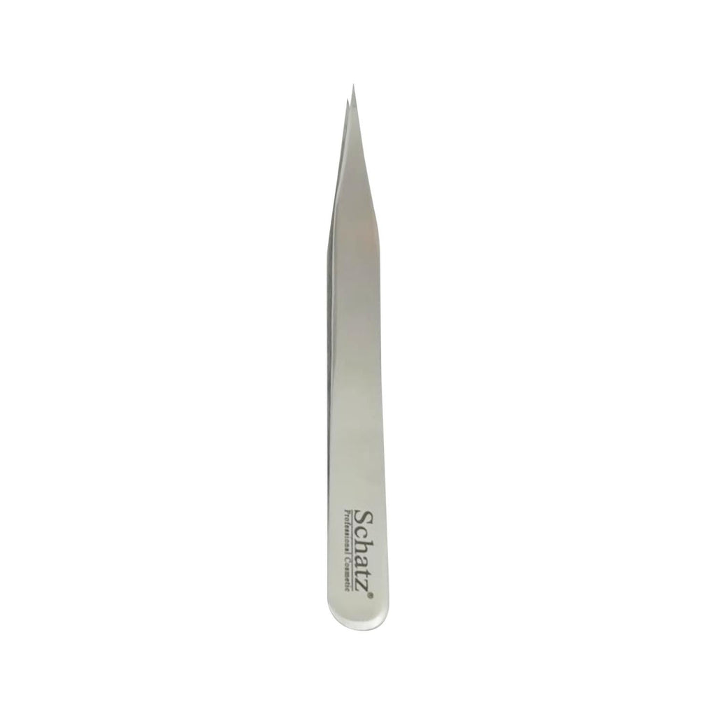 Schatz Professional Eyelash Tweezers No:4 - High-Quality Stainless Steel for Precise Application